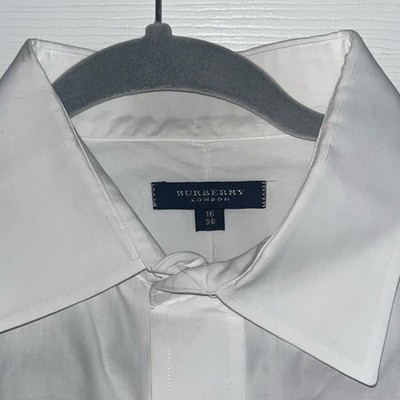 Burberry White Dress Shirt for Men