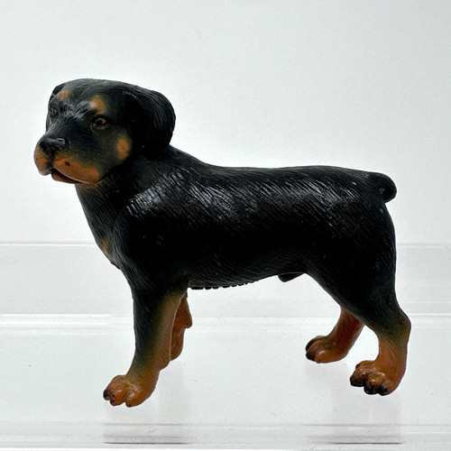 Schleich Rottweiler Figure Black Brown Dog Pet Animal Figurine 2.5" 1999 Vintage