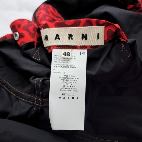 Marni Reversible Camo Cell Black-Red Button-Up Shirt size 48 - 第 8/10 張圖片
