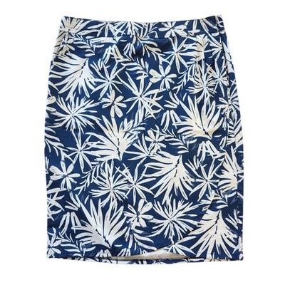 RipSkirt Hawaii Length 3 Nice Shins Navy White Tropical Floral Wrap Skirt XL