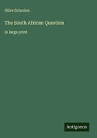 Olive Schreine | The South African Question | Buch | Englisch (2025)