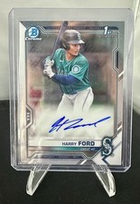Harry Ford 2021 Bowman Draft Chrome 1st Auto #CDA-HF Mariners