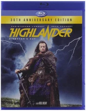 Highlander 30th Anniversary Blu Ray Lionsgate Immortal Action Movie