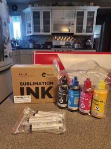 Hiipoo Sublimation Ink Refilled Bottles BCMY