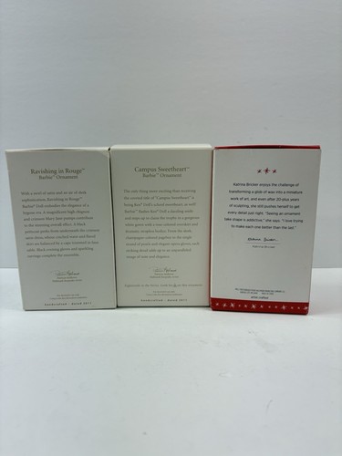*RESERVIERT* Hallmark Barbie RAVISHING IN ROUGE, CHERRY PIE, CAMPUS SWEETHEART - Bild 5 von 6