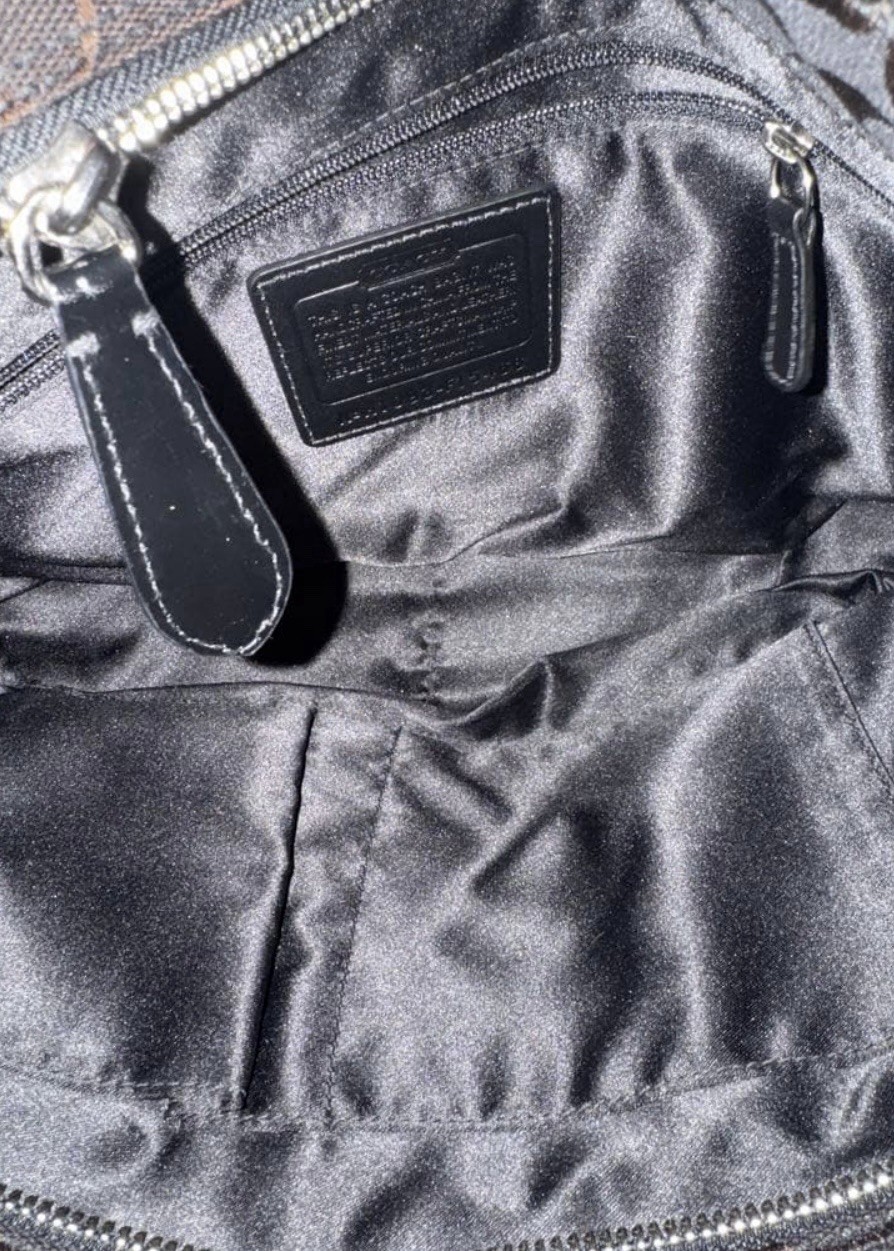 Authentic 2010 Coach brown patchwork canvas leath… - image 5