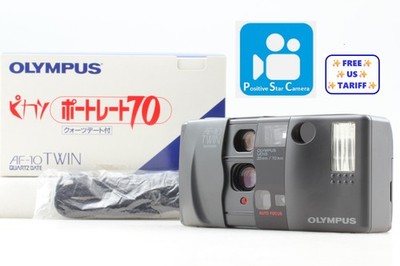    Almost Unused  Olympus AF-10 TWIN Quartz Date Film Camera From JAPAN