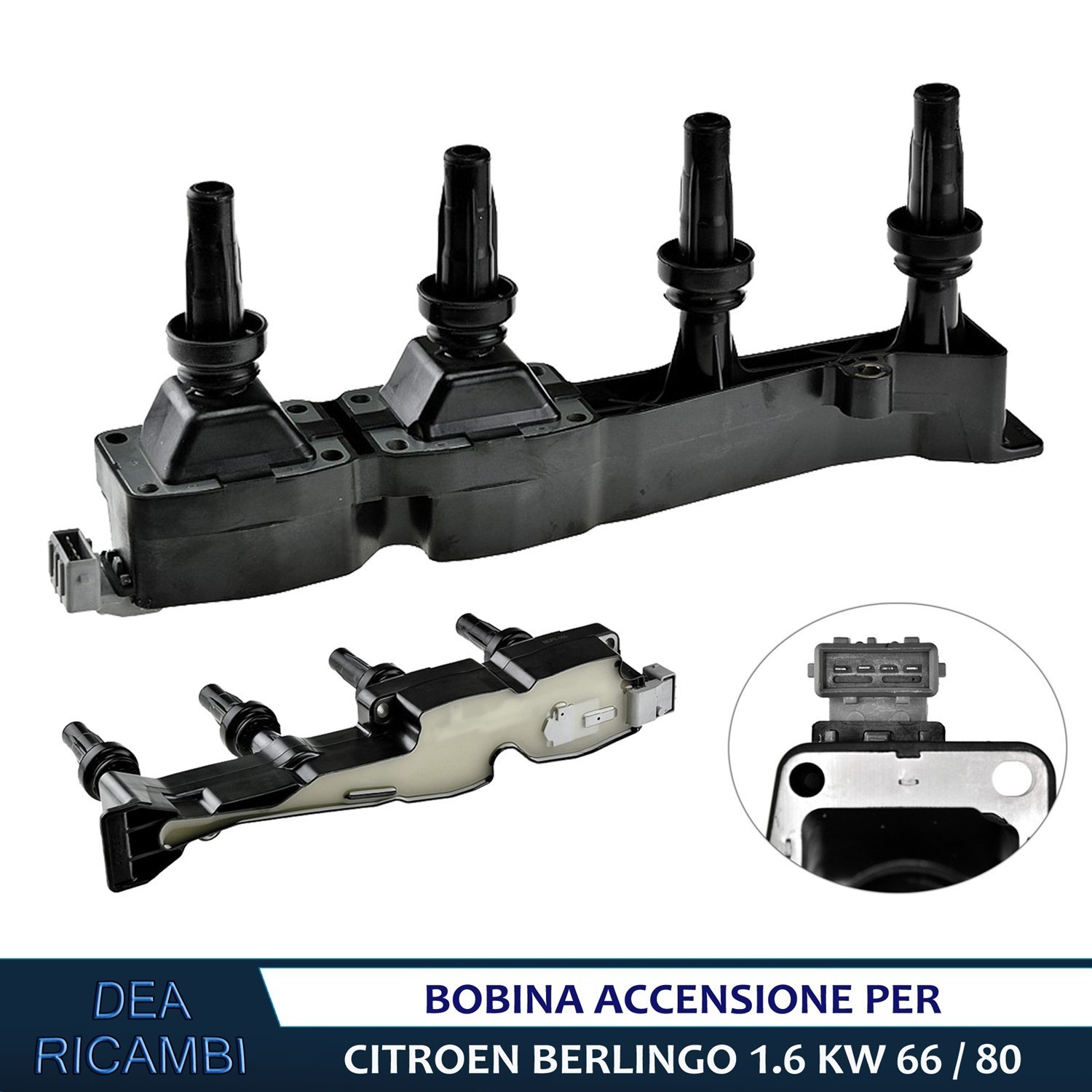 Bobina de Encendido para Citroen 1.6 , 16V Kw 66/80 De 2000 IN Entonces BAPE005
