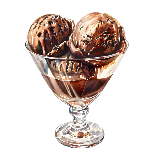 Ice Cream Self Adhesive Vinyl Sticker