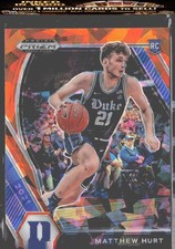 2021 Panini Prizm Draft Picks #34 Matt Hurt Red White Blue