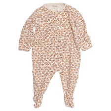 Next Baby, Strampler, Größe: 68, Beige/Braun/Weiß, Baumwolle, Leopard #5PE