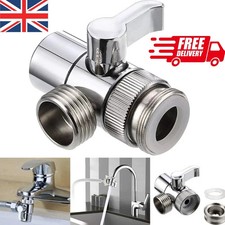2-in-1 Brass Bidet Shower Head Diverter Valve Faucet Spout Taps T-Adapter