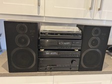 Kenwood HiFi Stereo Stack System with JVC Speakers Fully Working.