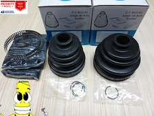 Front Inner & Outer CV Axle Boot Kit For Honda Prelude 1992-1998 EMPI Boots