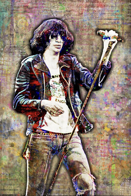 Joey Ramon of The Ramones 8x12in Poster, The Ramones Print Free Shipping US