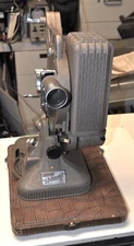 KEYSTONE MODEL K-161 BELMONT MOVIE PROJECTOR 16MM VINTAGE NEEDS MOTOR REPAIR 