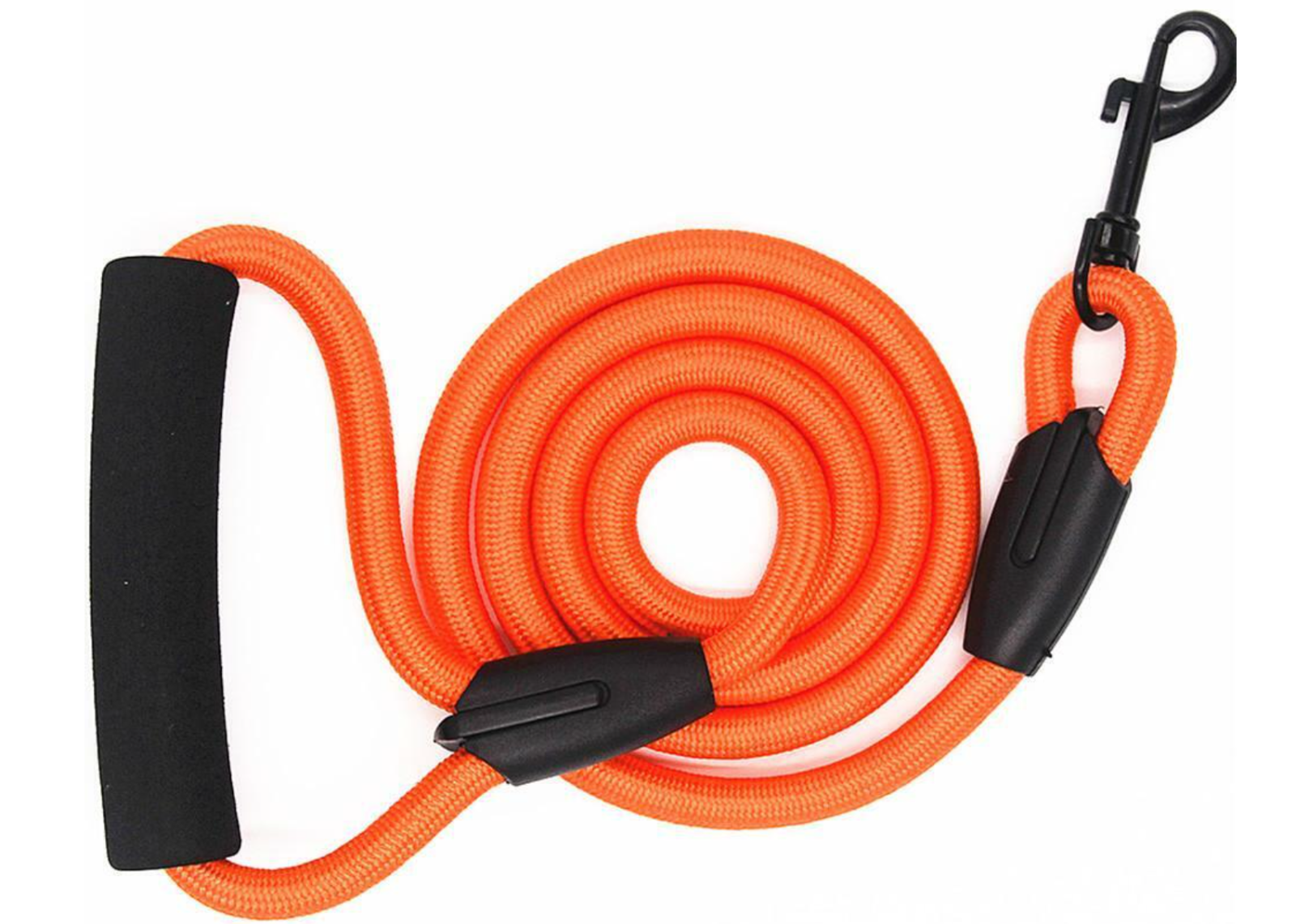 Braided Rope Dog Training 1.2m Lead 4FT Nylon Puppy Padded Leash eBay