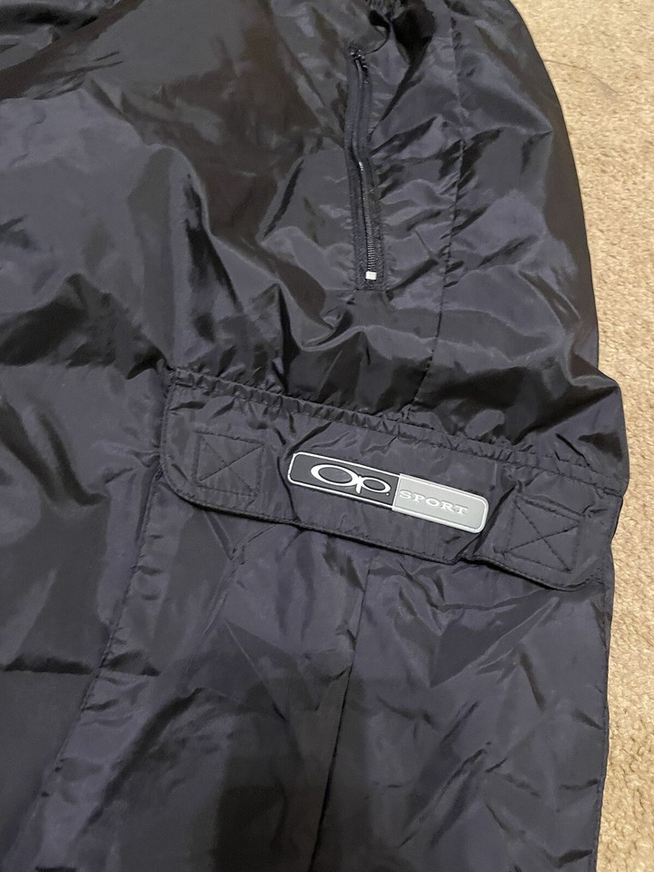 Vintage Ocean Pacific Op Sport Tech Nylon Windbreaker Jogger Pants Size