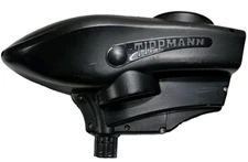 WORKS BUT NO LID Tippmann Triumph Paintball Gun Electronic Loader Hopper Feeder