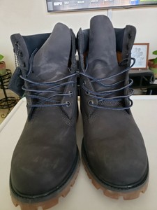 dark grey timberlands