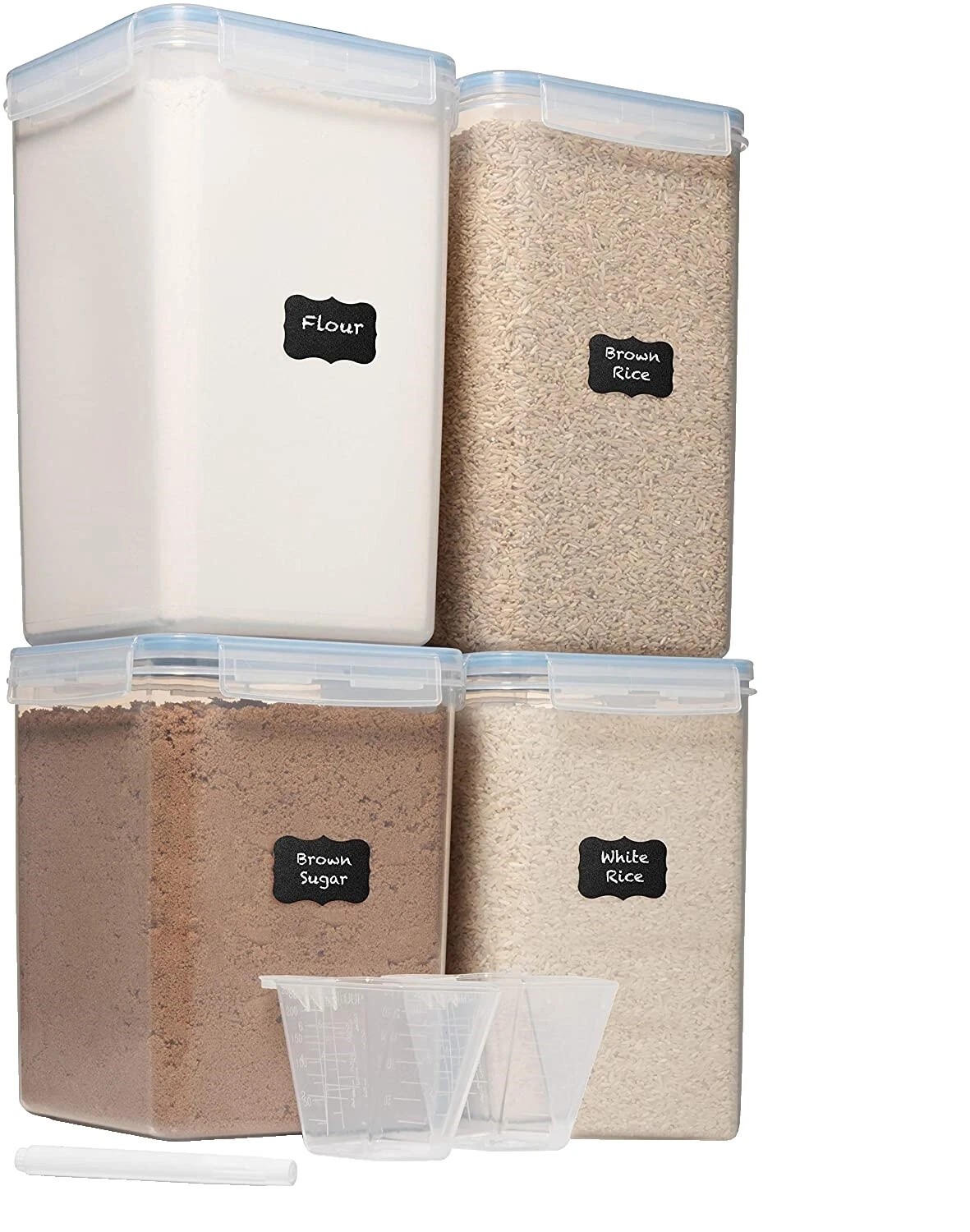 Contenedores de almacenamiento de alimentos White