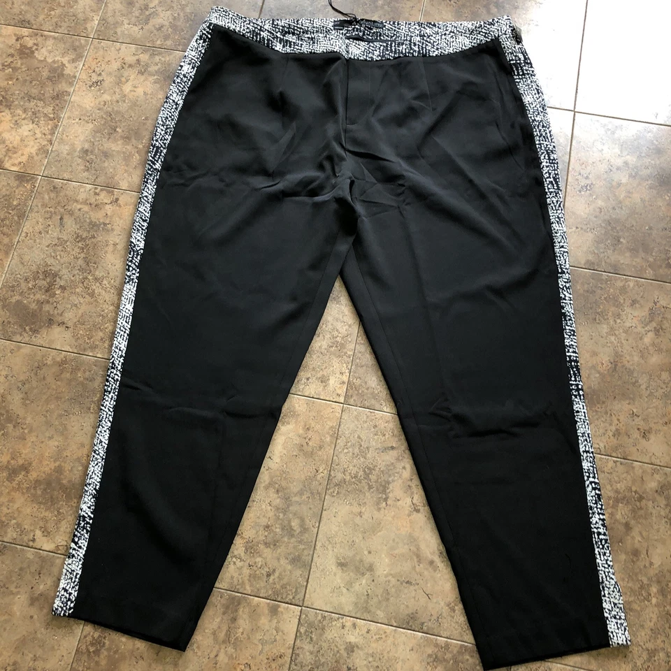 Брюки MYNT 1792 (Lane Bryant) черно-белые большой размер 24 Вт - Изображение 2 из 4