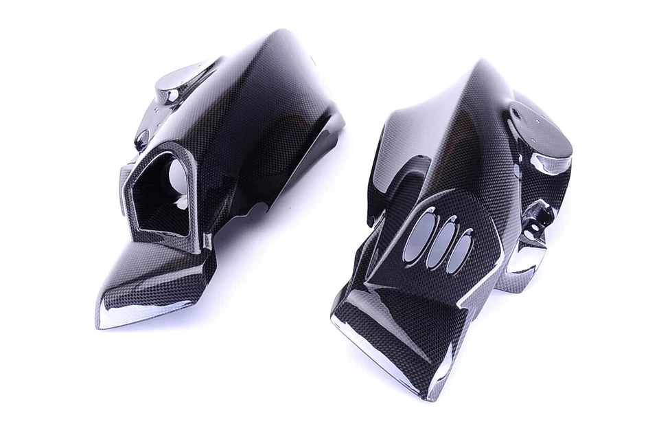 BMW K1200R K1200 R Air Ram conducto caja de aire cubiertas paneles carenados fibra de carbono Foto 2 de 4