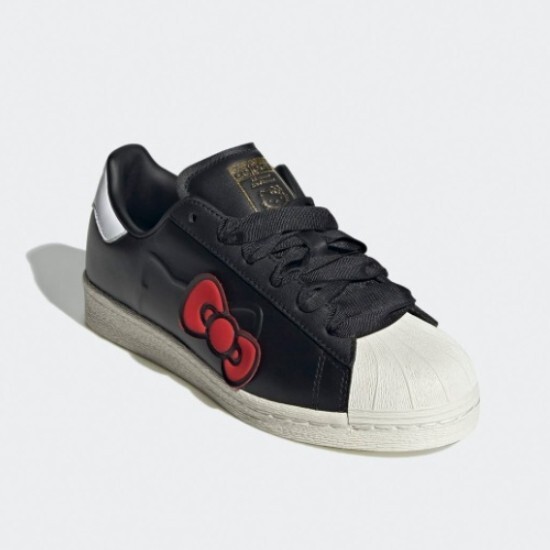 ★adidas x Hello Kitty★大人気★W SUPERSTAR 82★追跡可 Adidas X Hello Kitty Women's Superstar 82 Shoes Black