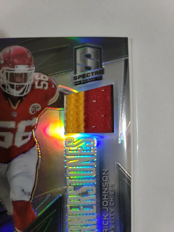 2014 Spectra Black Prizm Cornerstones Derrick Johnson - 5/5!!! - Image 3 of 4