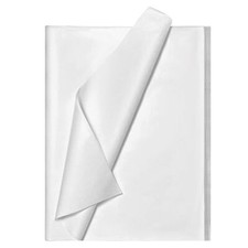 100 Sheets Tissue Paper Bulk for Gift Bags Wrapping 20"X14" White