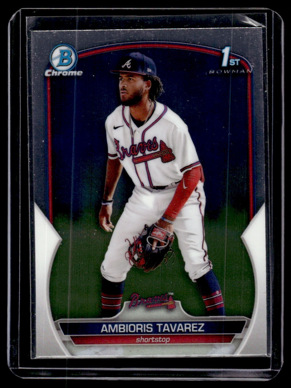 2023 Bowman Chrome Prospects Ambioris Tavarez Atlanta Braves #BCP-33
