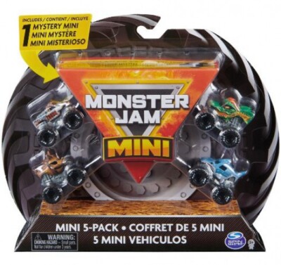 MINI Megalodon, Dragon, Zombie, Horse Power & Truck Vehicle 5-Pack
