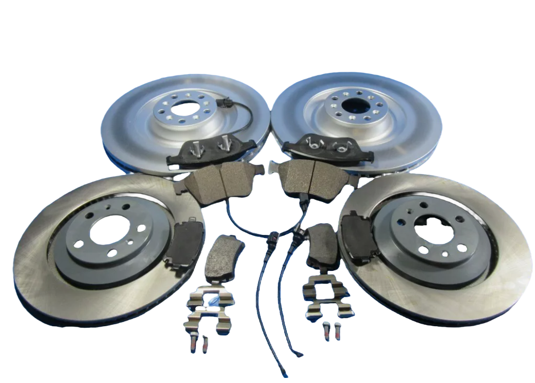 6* for Bentley Continental Gt GTc Flying Spur front rear brake pads rotors 3W0