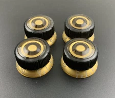 1 Set(4 PCS) Genuine Ibanez Sure Grip III GOLD Speed Volume Tone Guitar Knob