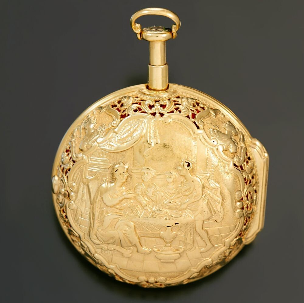 7-1/2 Minute Repeater Boy London Pocket Watch | 20K Gold repoussé