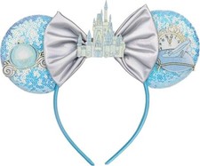 Princess Mouse Ears Headband,Crown  Star Sequin Mouse Ears Cute Park Ears