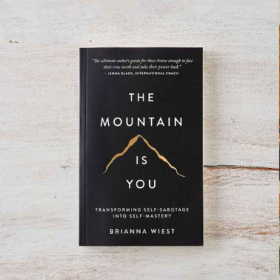 English Book The Mountain Is You: Guide For Anyone Struggling With Self-Sabotage