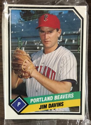 1989 CMC (TCMA) PORTLAND Beaver boutiques Minor League NON OUVERT set équipe complet H8019307