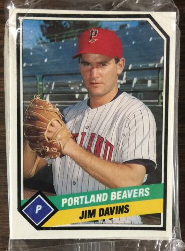 1989 CMC (TCMA) PORTLAND Beaver boutiques Minor League NON OUVERT set équipe complet H8019307