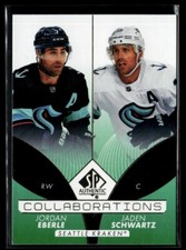 2022-23 SP Authentic Collaborations Green #C-25 Jordan Eberle / Jaden Schwartz