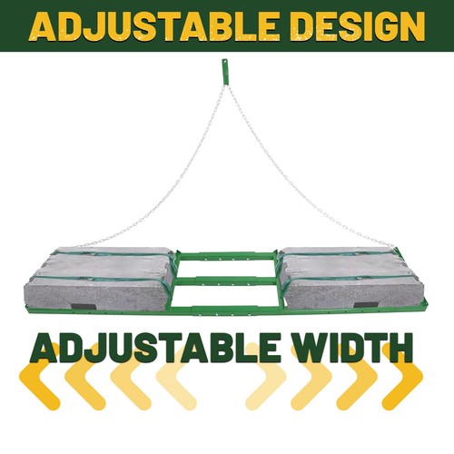 8Ft Drag Harrow for ATV/UTV/Tractor Driveway Yard Lawn Leveling Landscape Grader - Picture 4 of 24