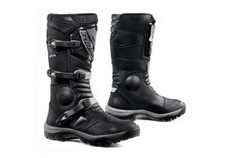 STIVALI BOOTS MOTO PELLE IMPERMEABILI FORMA ADVENTURE BLACK DRY TG 44