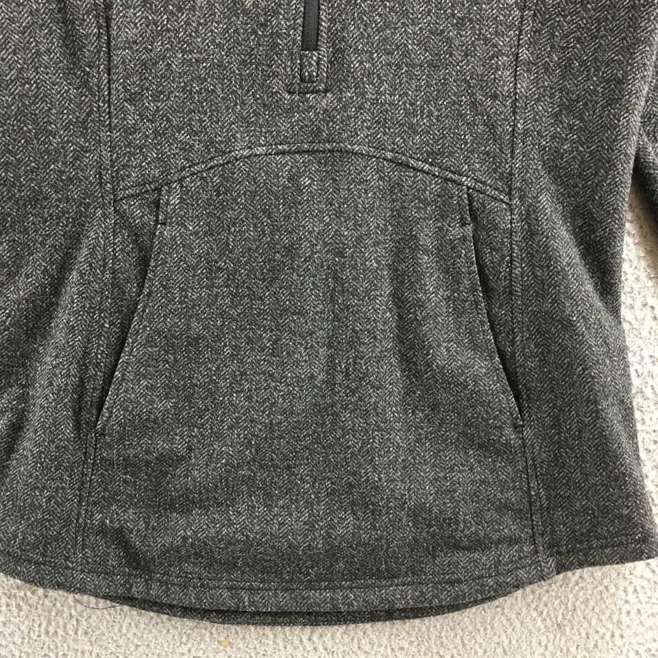 Sudadera Kyodan Exterior Mujer M Gris Manga Larga Pullover Cuello Simulado Informal Foto 4 de 4