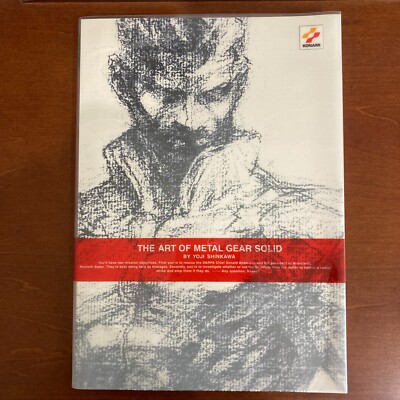THE ART OF METAL GEAR SOLID Yoji Shinkawa Art Book Illustration | eBay