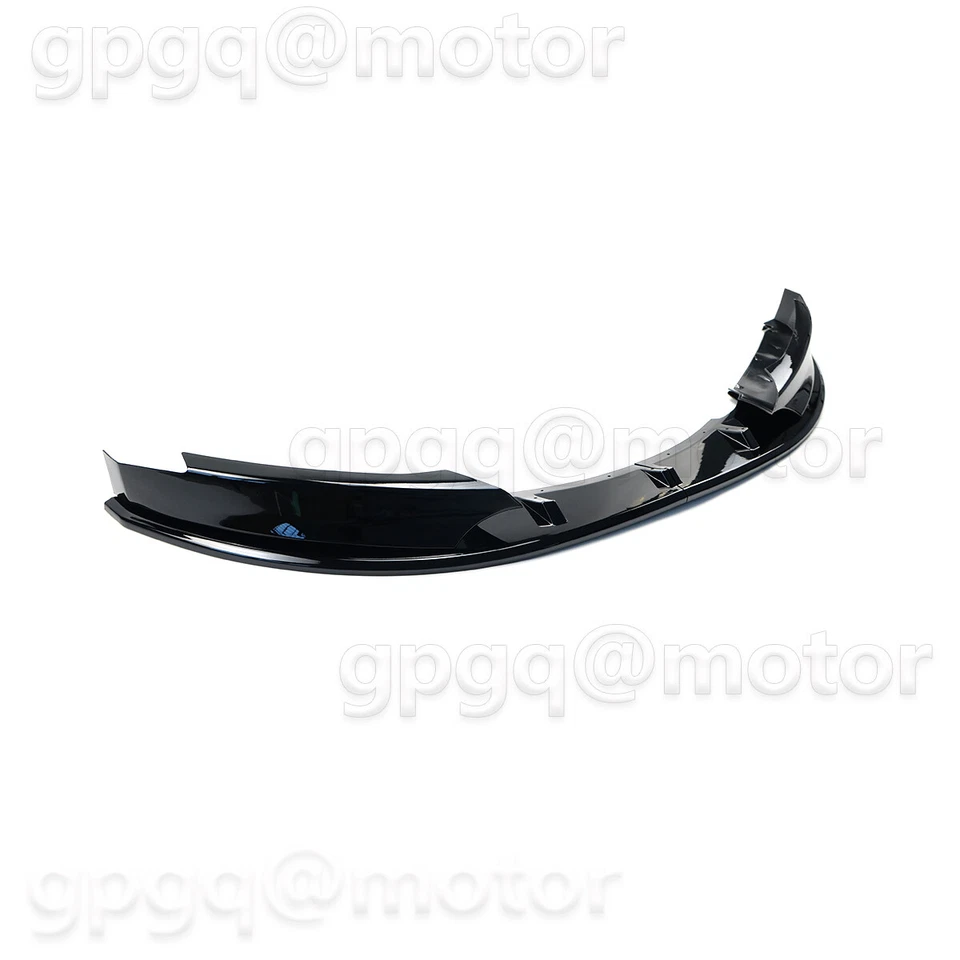 Kit de labios de parachoques delantero negro brillante M-Sport para BMW E82 128i 135i M-Sport 2007-2013 Foto 4 de 4