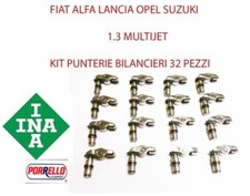 KIT 32 PEZZI PUNTERIE + MARTELLETTI INA - FIAT GRANDE PUNTO / OPEL CORSA / ALFA