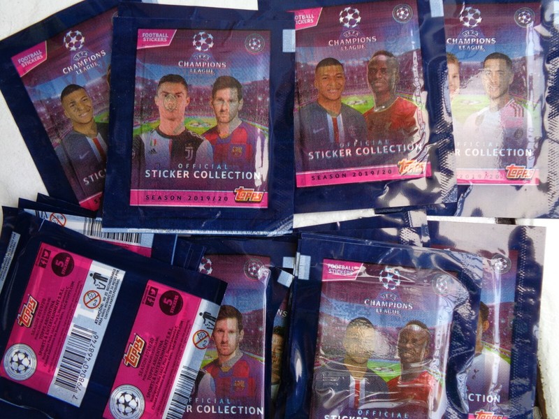 2019 -20 TOPPS UEFA CHAMPIONS LEAGUE STICKER 100 PACKS (500 STICKERS) Haland Rc
