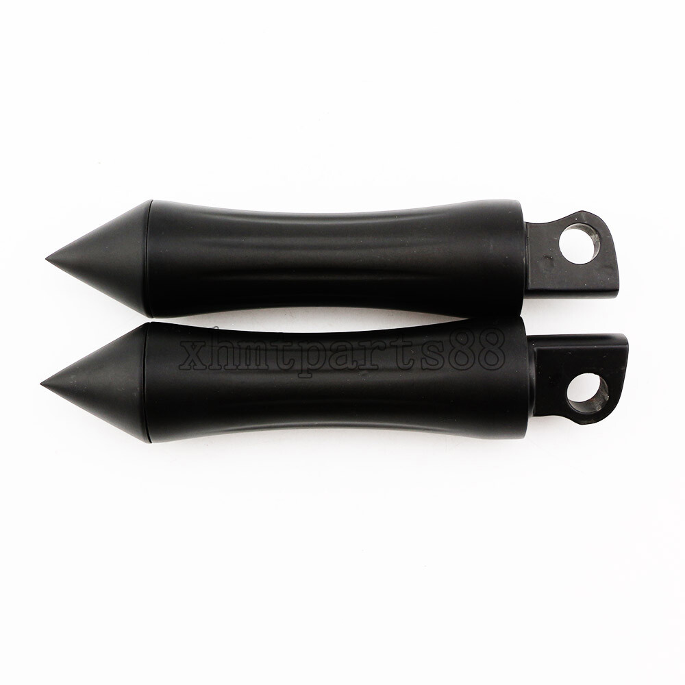 Pair Motorcycle Spike Foot Pegs Pedal Male Mount For Harley-Davidson Touring US