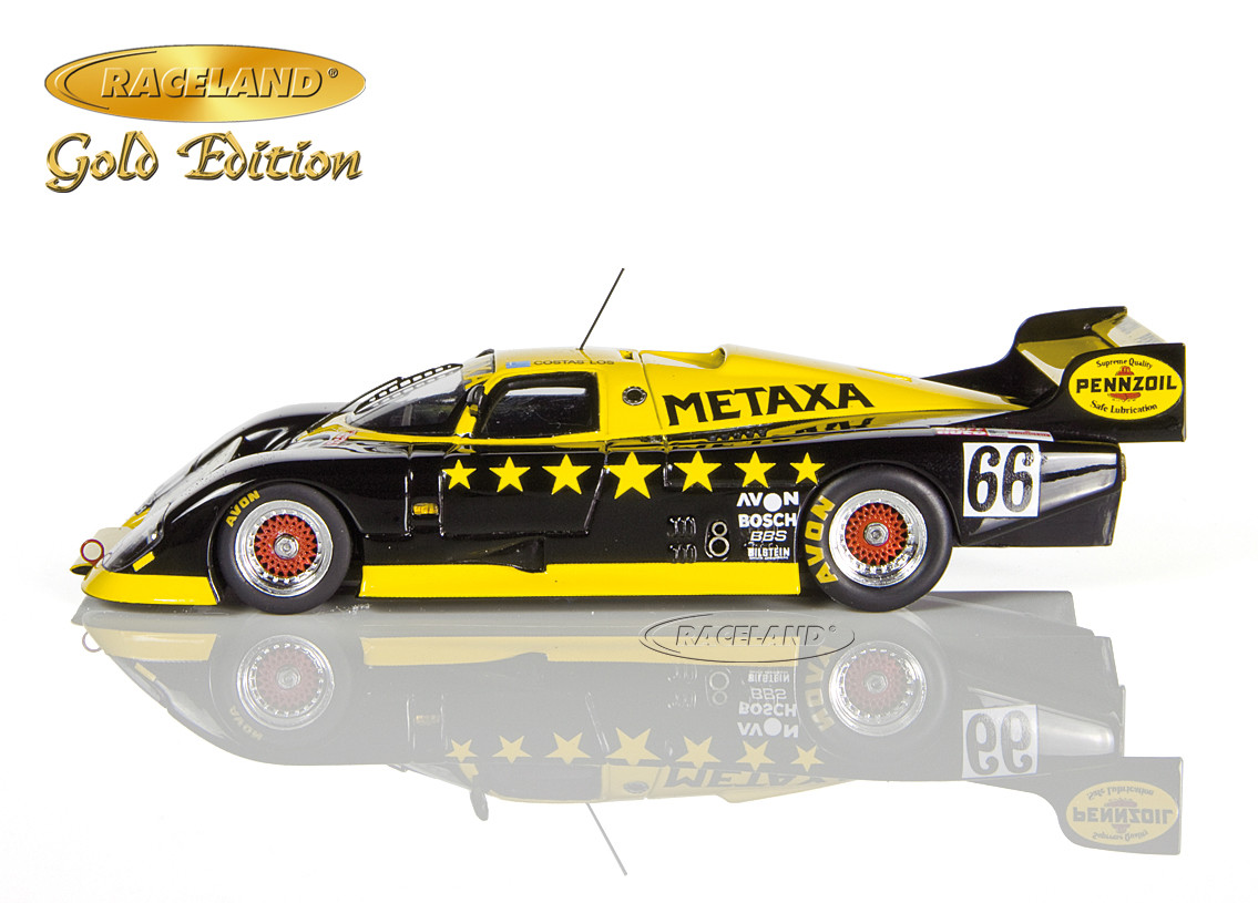 Raceland Porsche 962C Brun Motorsport Dijon 1989 : une miniature dans
