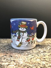 Vintage Coffee Mug - Cardinal’s Holiday - 1990 Potpourri Press